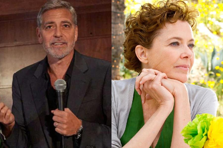 George Clooney and Annette Bening