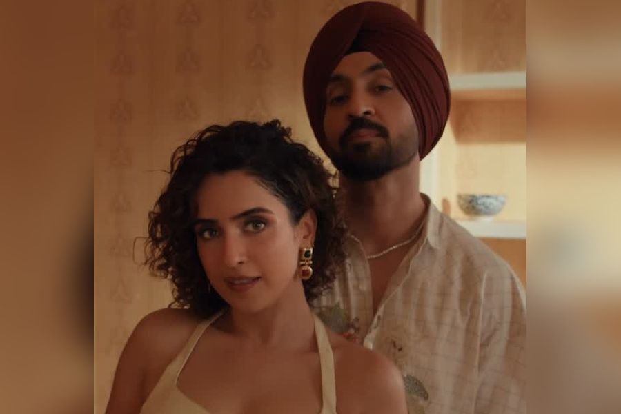 Sanya Malhotra and Diljit Dosanjh