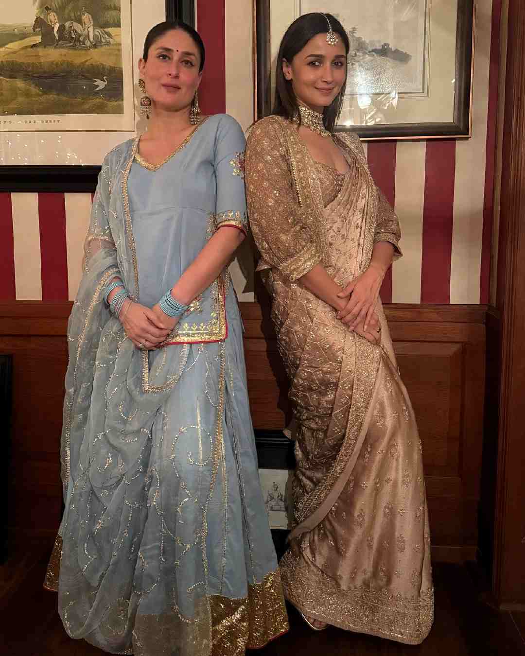 Jigra actress Alia Bhatt soaked in festive fervour with family.