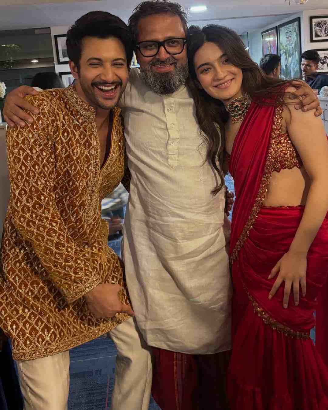 Mismatched star Rohit Saraf and Laapataa Ladies actress Pratibha Ranta celebrated the festival of lights with filmmaker Nikkhil Advani.