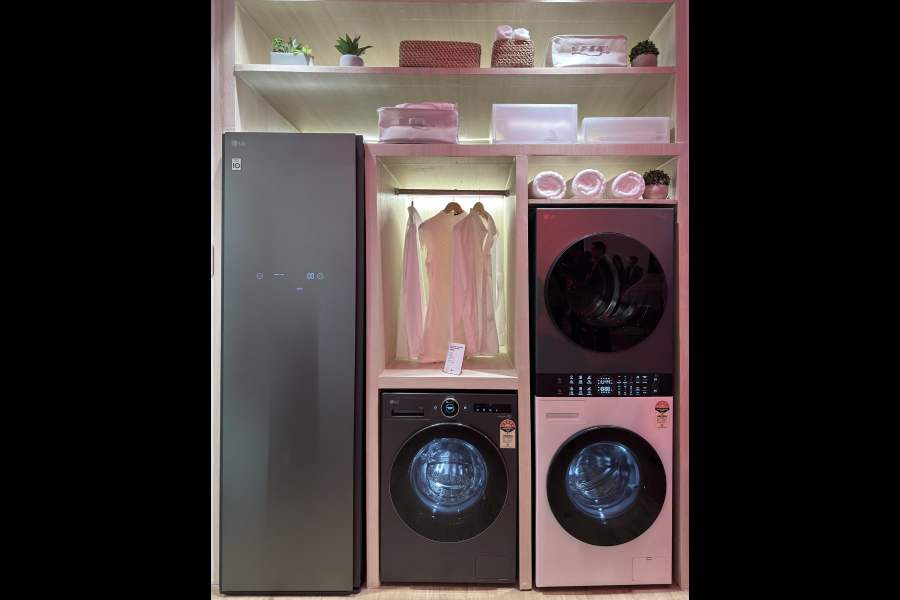 LG showcased a part of its home appliance offerings at its event in Mumbai on October 14.