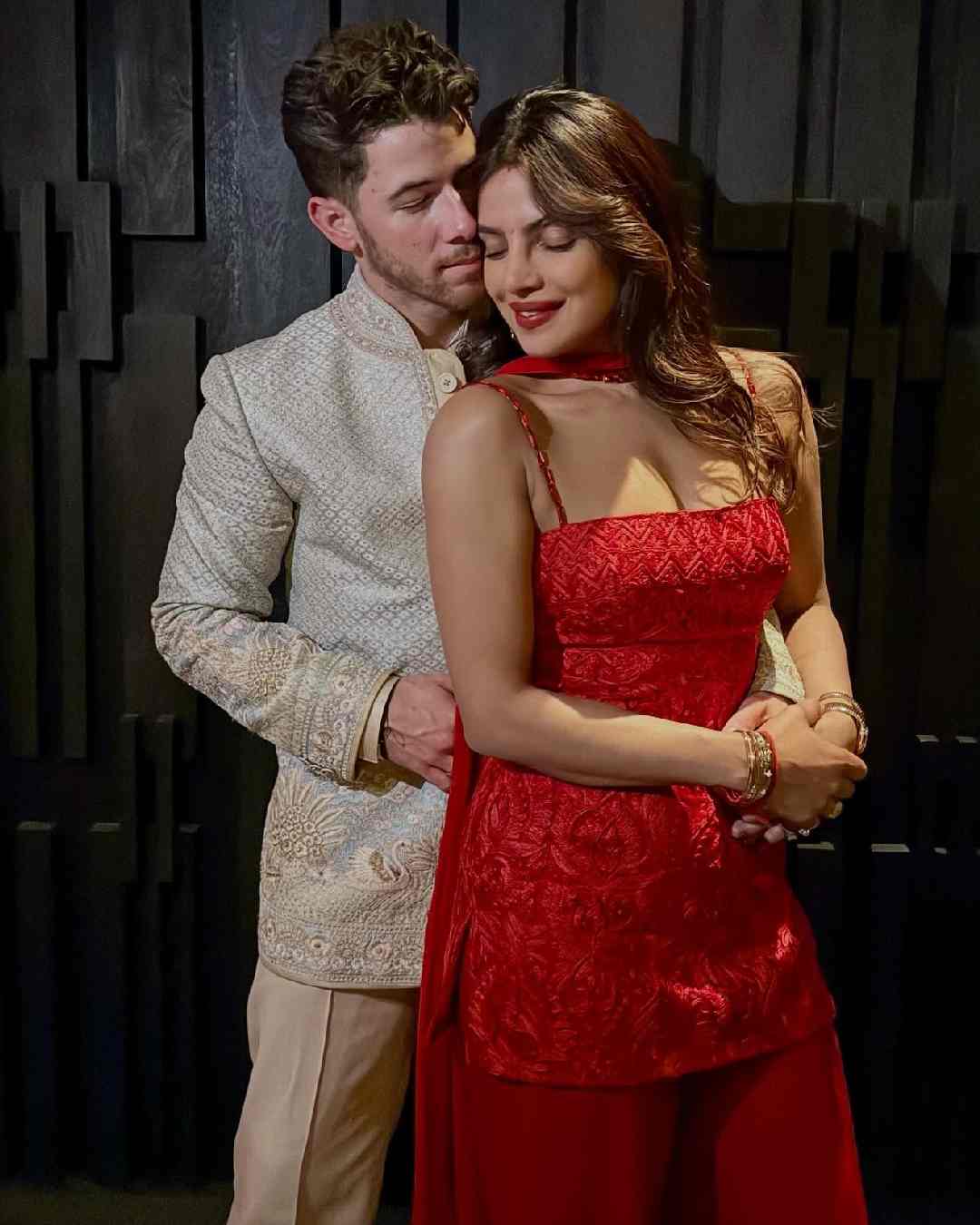 Actress Priyanka Chopra celebrated Diwali with her husband Nick Jonas, daughter Malti Marie Chopra Jonas and mother Dr. Madhu Chopra in New York.