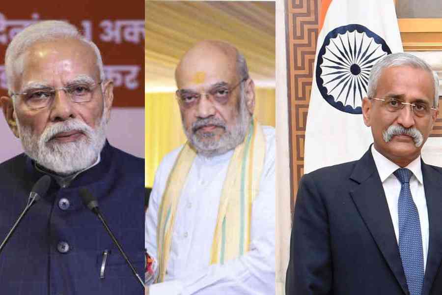 Narendra Modi, Amit Shah, Pankaj Kumar Singh