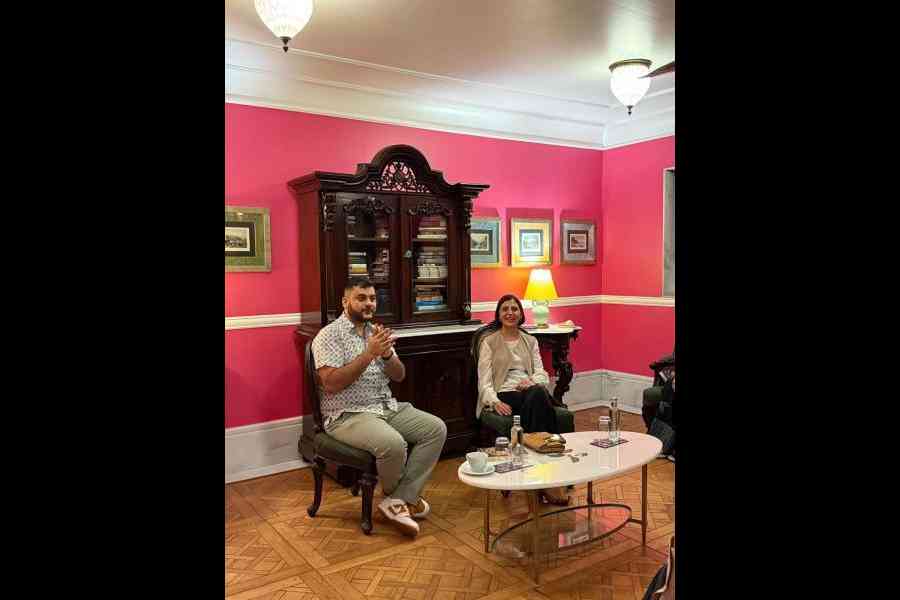 Auroni Mookerjee and Sona Bahadur at the session at the Glenburn Penthouse
