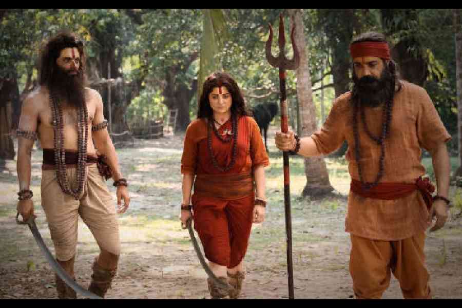 A moment from the film