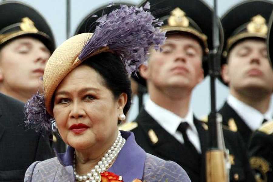 Queen Sirikit in Moscow on July 2, 2007. 