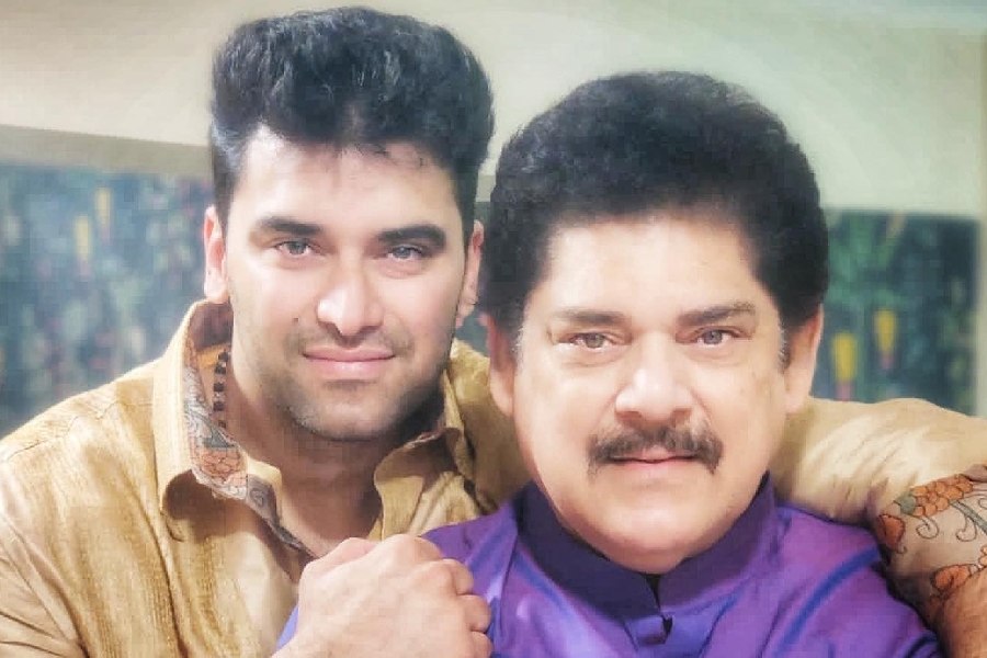 Nikitin Dheer with Pankaj Dheer