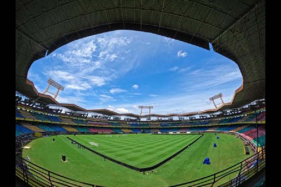 The Jawaharlal Nehru International Stadium in Kochi