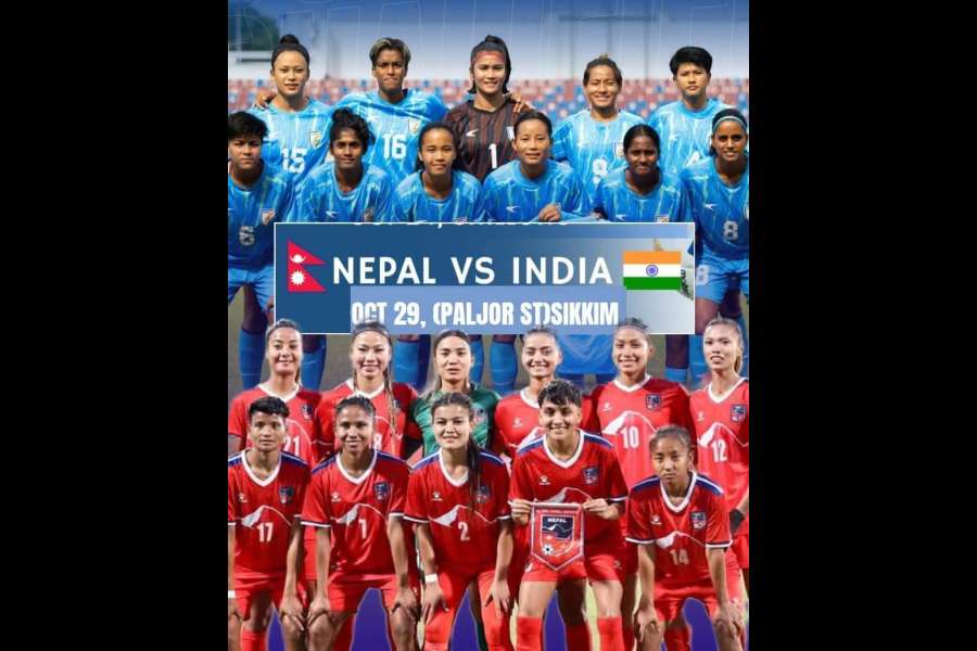 The poster of the international senior women’s friendly football match