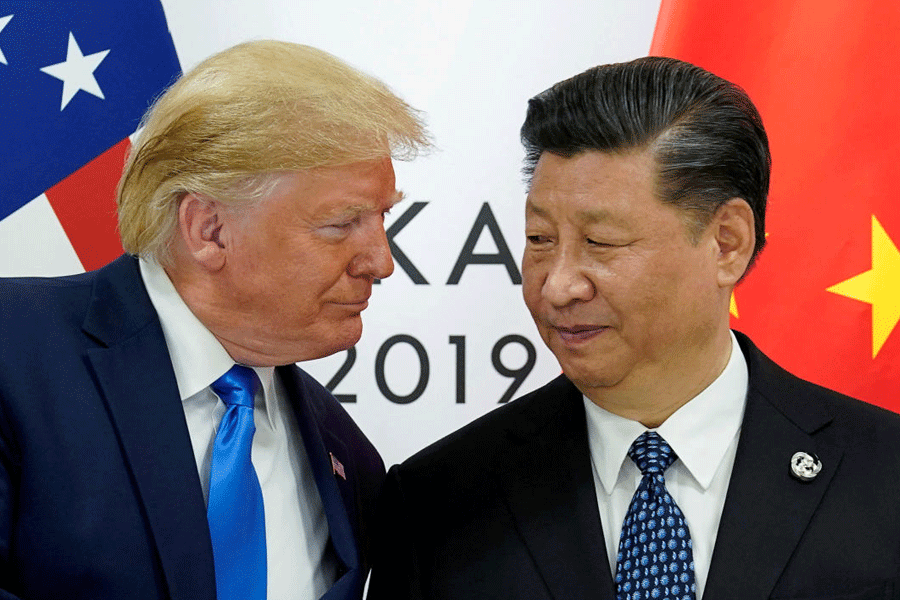 File photo: U.S. President Donald Trump meets with China's President Xi Jinping at the start of their bilateral meeting at the G20 leaders summit in Osaka, Japan, June 29, 2019.