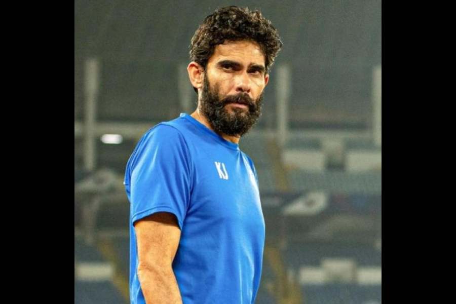 India football team coach Khalid Jamil.