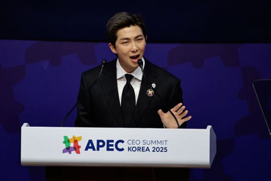 BTS member RM at APEC CEO Summit 2025