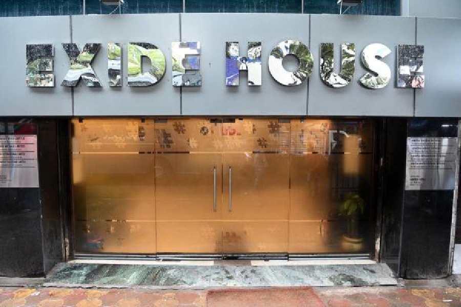 The Exide House in central Calcutta on Thursday.