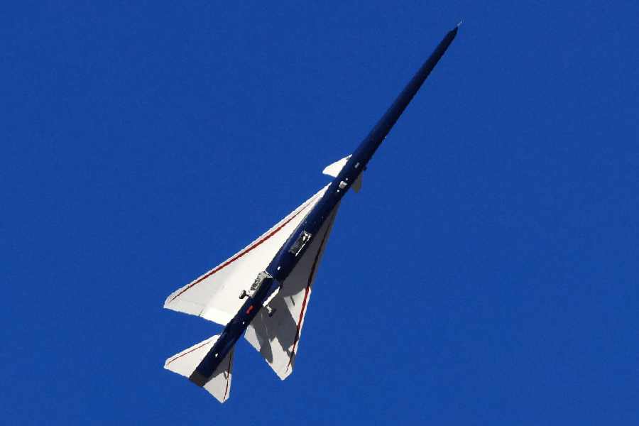 First flight of NASA's experimental quiet supersonic aircraft X-59