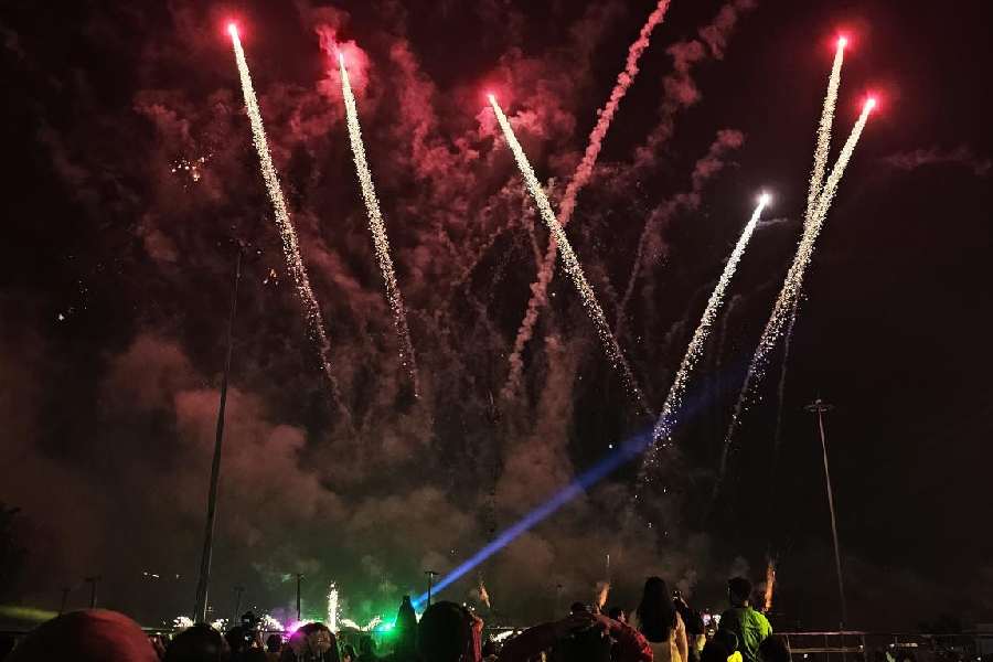 Fireworks display as part of the programme.