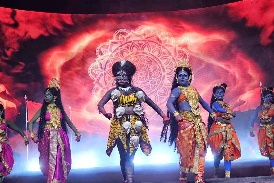 Kali vandana, a dance recital being staged at Central Park