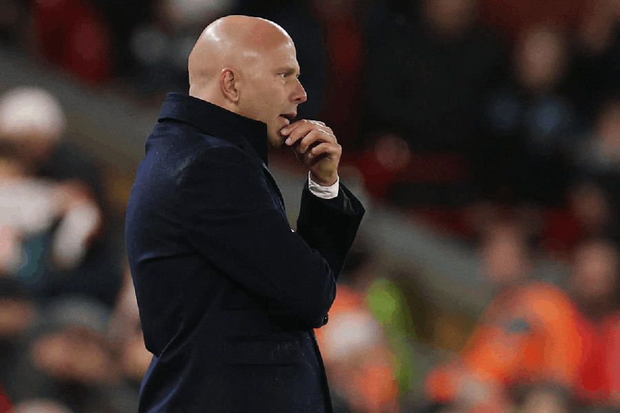 Liverpool manager Arne Slot