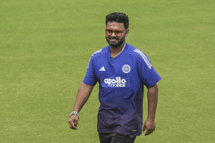India A’s captain Rishabh Pant ahead of the first unofficial four-day Test cricket match between India A and South Africa A, at BCCI Centre of Excellence, in Bengaluru, Karnataka.