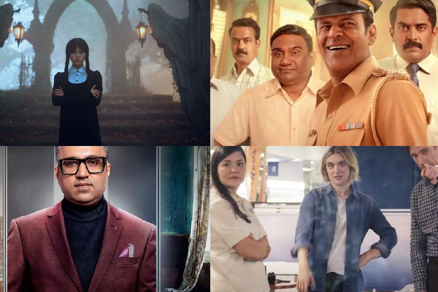 ‘Wednesday S2’; ‘Inspector Zende’; ‘Rise and Fall’; ‘The Paper’