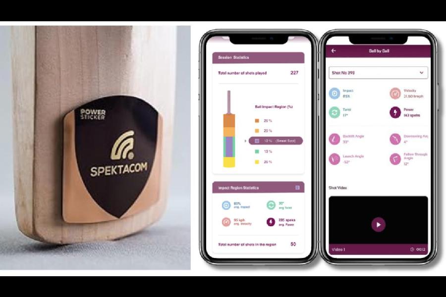 Spektacom PowerBat lets users analyse bat speed, twist, impact, swing angles, power and more.