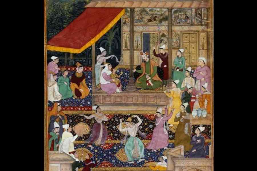 A Mughal miniature of Emperor Akbar