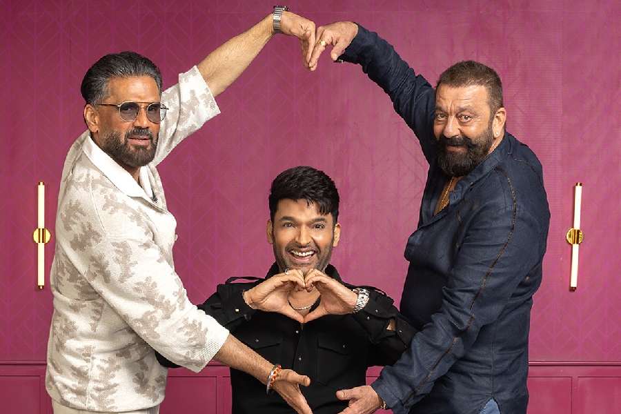 Suniel Shetty, Sanjay Dutt on ‘The Great Indian Kapil Show’