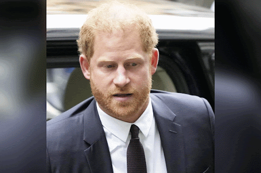 Prince Harry with King Charles