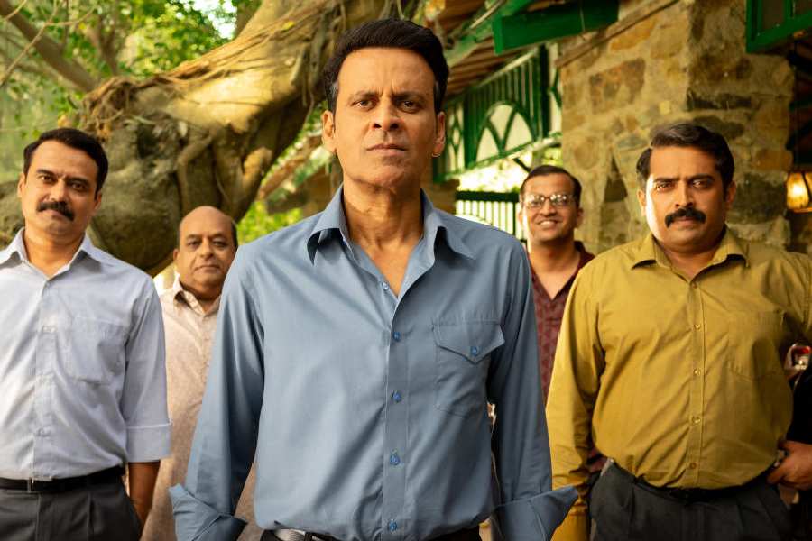 A moment from Inspector Zende, now streaming on Netflix