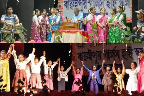 The students presented an impressive cultural programme with songs, dances, and three thought-provoking plays.
