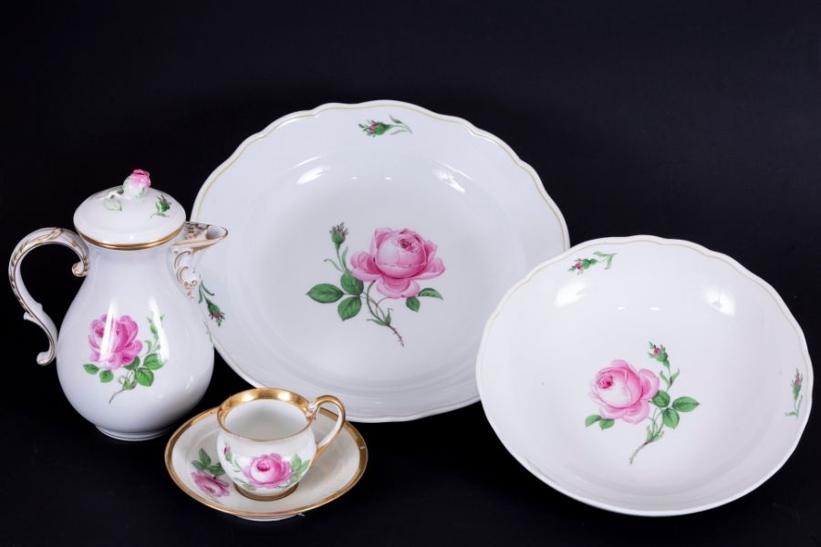 Porcelain has a smooth and glass-like finish but less warmth and translucence than bone china
