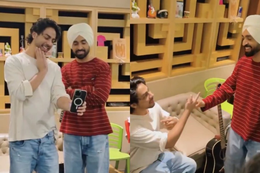 Aryan Khan and Diljit Dosanjh