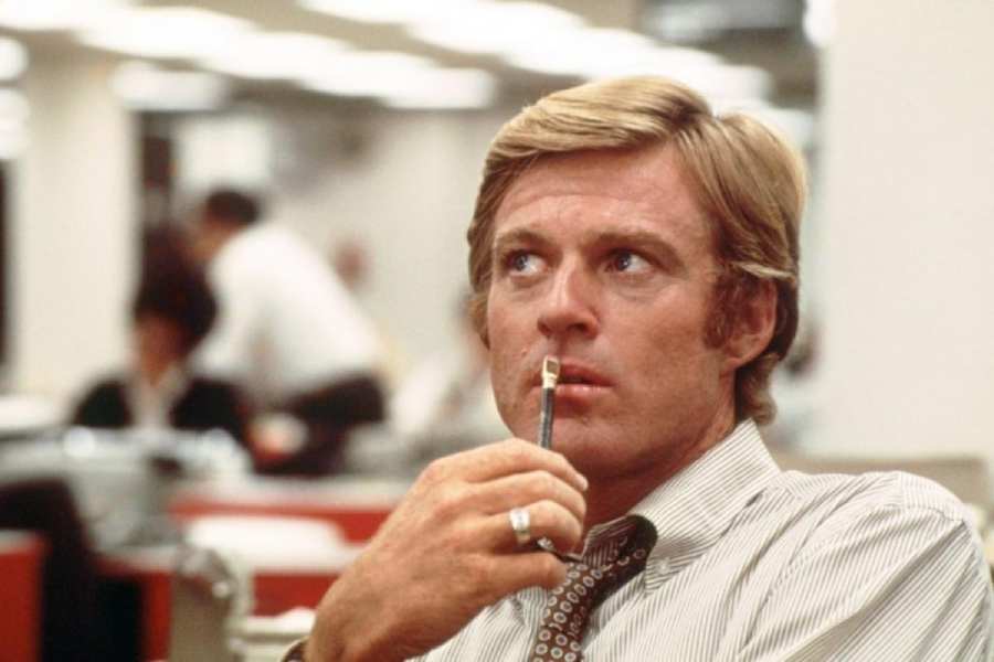 Robert Redford in All The President's Men