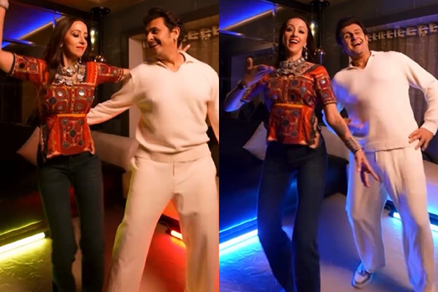 (left to right) Ishita Arun and Sonu Nigam