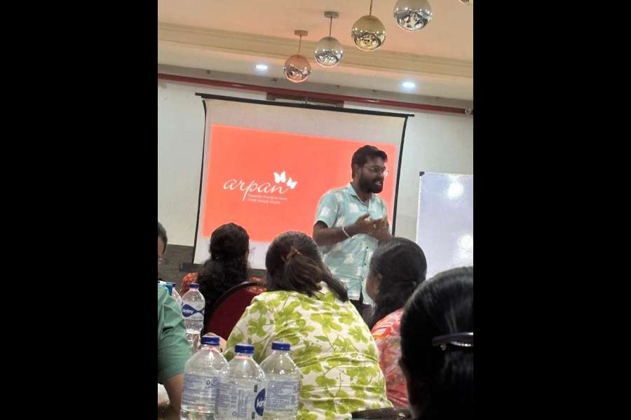 A session at the two-day workshop