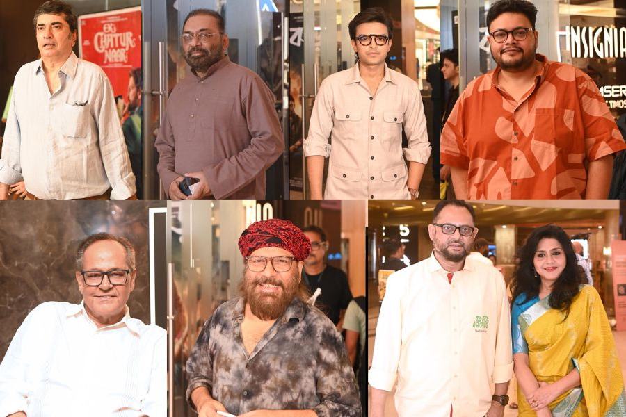(Clockwise from top left) Anik Dutta, Anindya Chatterjee, Rik Chatterjee, Pratim D. Gupta, Firdausul Hasan and Hasnu Mukherjee, Debojyoti Mishra and Dulal Lahiri
