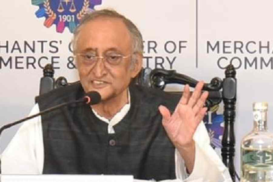 Amit Mitra, principal chief adviser to Bengal chief minister and the finance department, in Calcutta on Friday