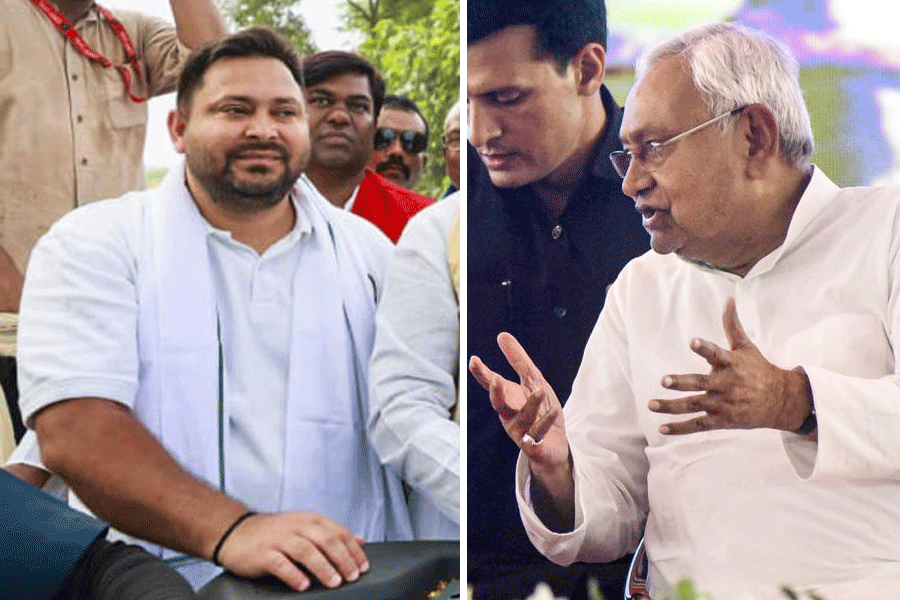Tejashwi Yadav and Nitish Kumar