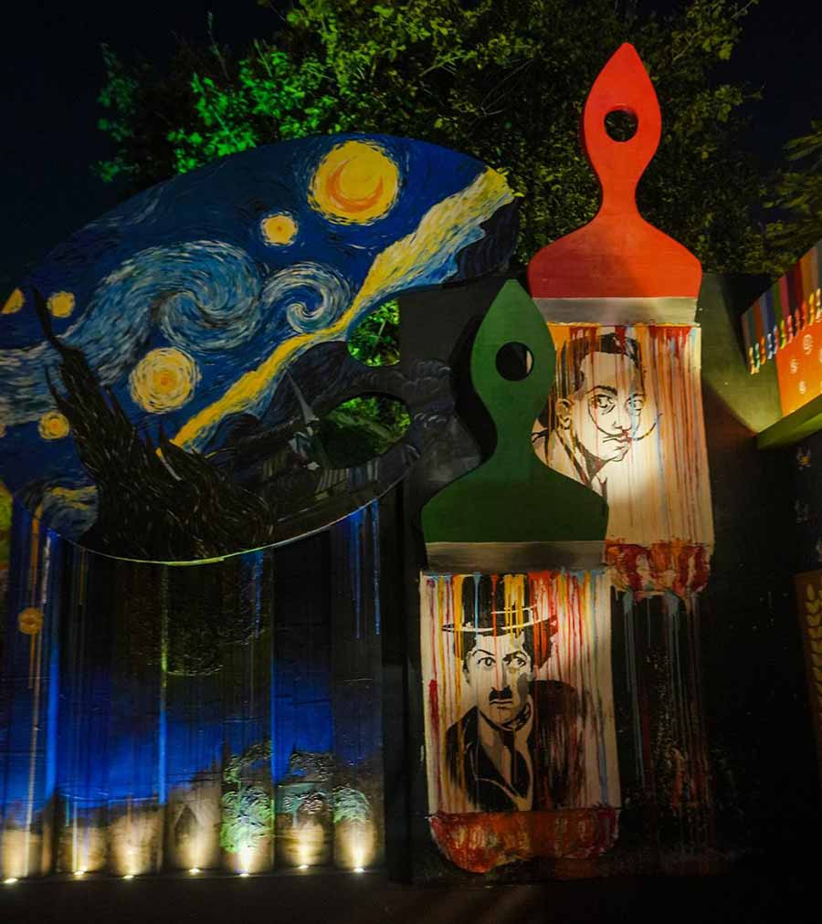 Sayan Deb Chatterjee, joint secretary of Hazra Park Durgotsab Committee, said, “Colour is not just an ornament to the world, it is its heartbeat. Every shade tells a story, and this year, we invite everyone to be part of that story.”