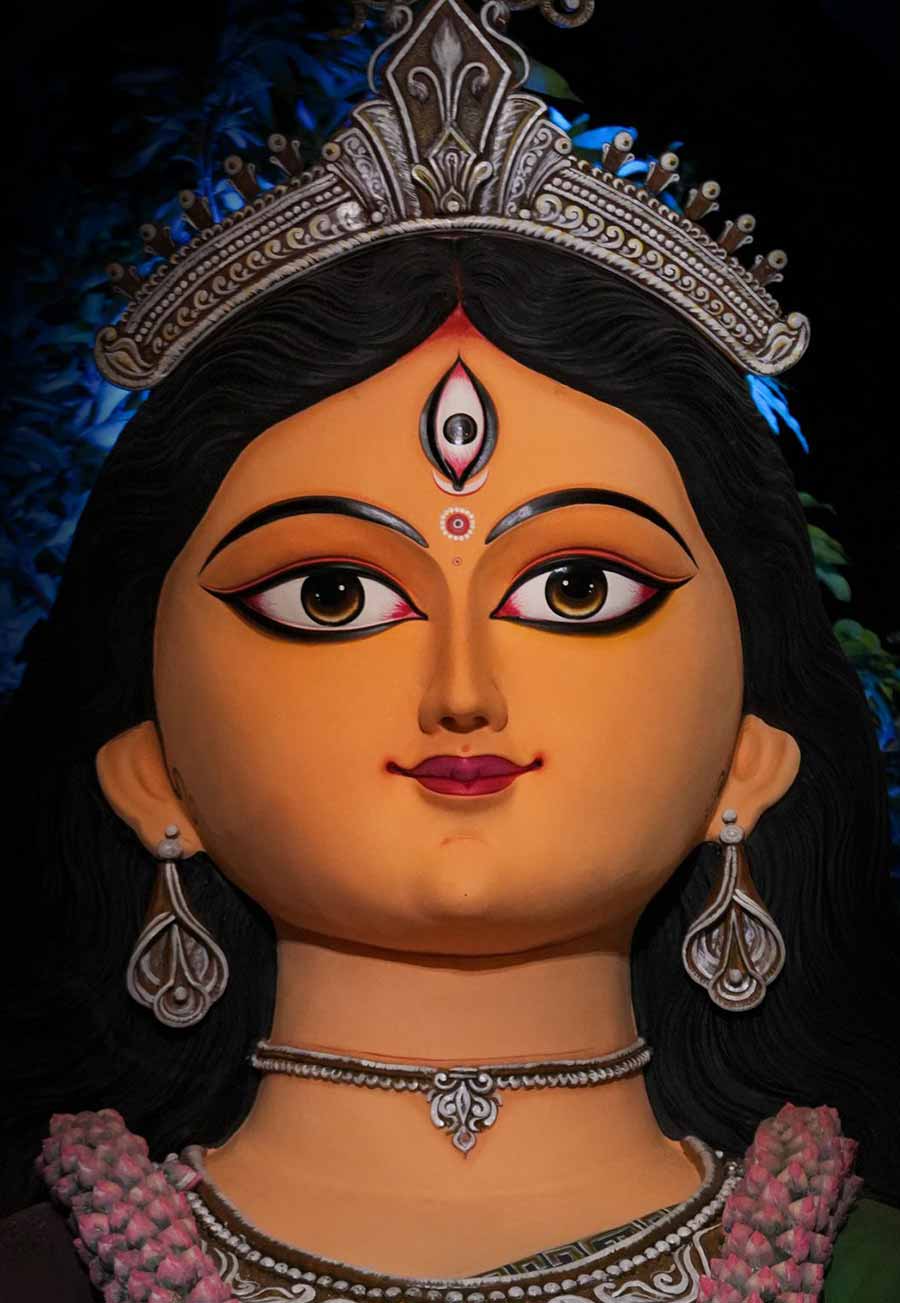 The puja was inaugurated on Wednesday in the presence of prominent city personalities and is now open to visitors