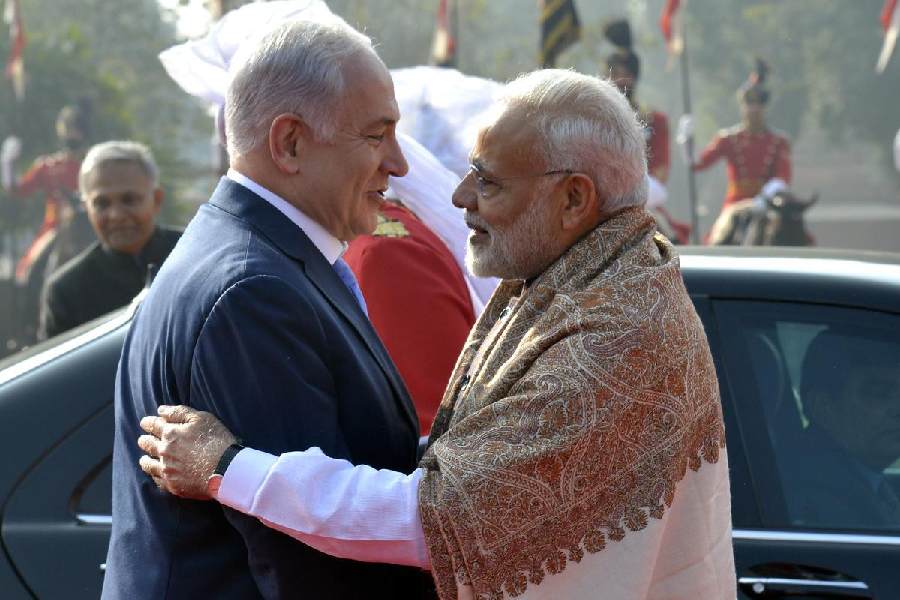 Narendra Modi and Benjamin Netanyahu