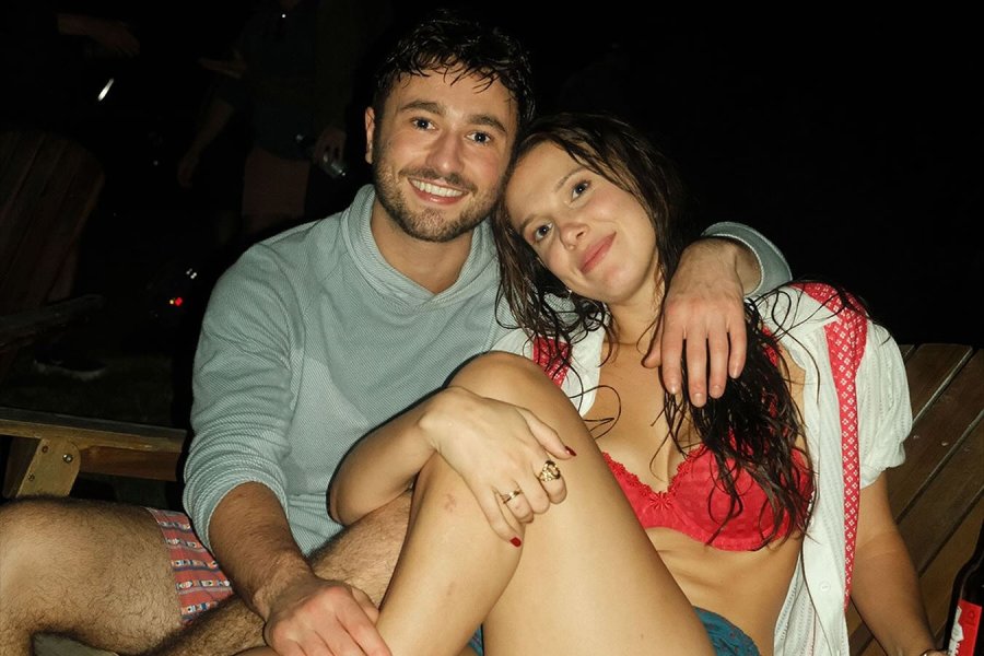 Millie Bobby Brown, Gabriel LaBelle on the sets of 'Just Picture It'