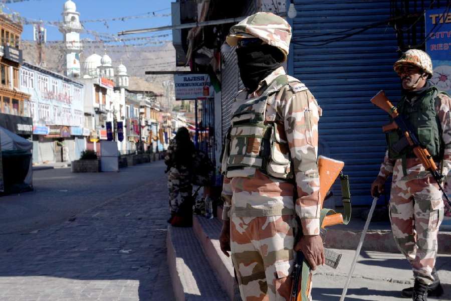 Ladakh statehood protest: Curfew in Leh(PTI)
