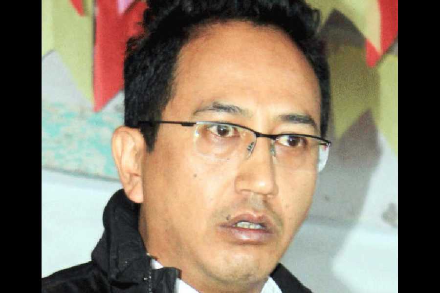 GNLF chief Mann Ghisingh.