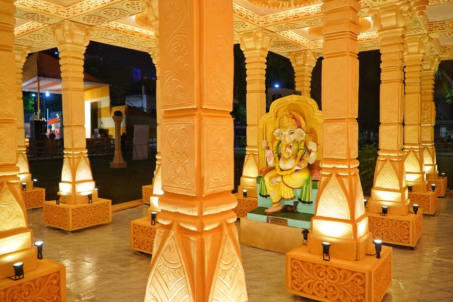 22 Palli Sarodotsab is known for its innovative themes and large-scale cultural programming, having earlier recreated the Golden Temple in 2019