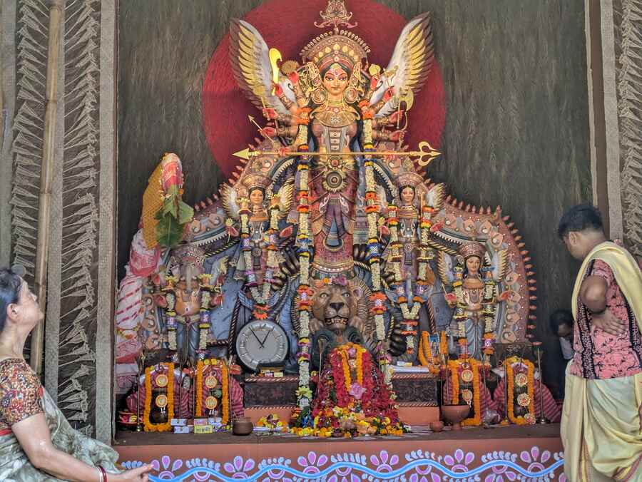 When Baguiati Rail Pukur United Club launched its 72nd Durga Puja this year, it did so with an intention beyond ritual and revelry. The theme ‘Shabdo — or ‘The Sound’ — draws attention to the fragile voice of nature, now muted by our growing indifference 