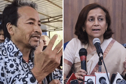 Ladakh activist Sonam Wangchuk and Social entrepreneur Gitanjali J Angmo