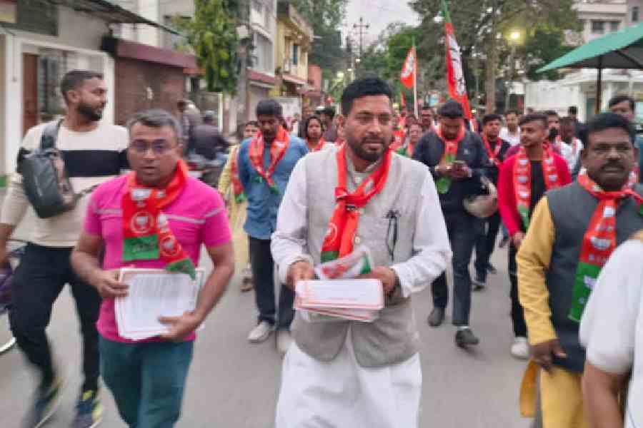 Shankar Ghosh BJP campaign posters