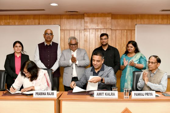 The agreement was formalised during an on-campus industry interaction session attended by senior leadership, faculty members, and students.