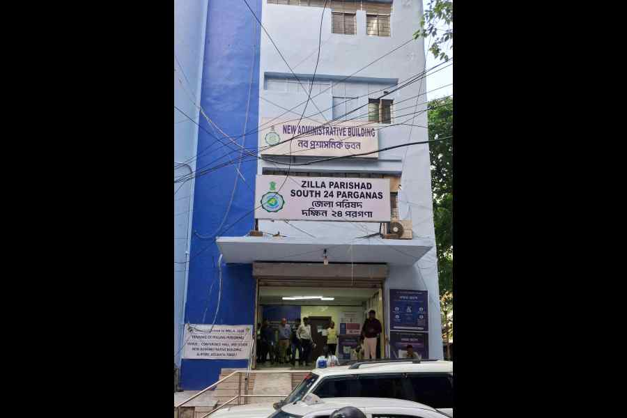 The office of the South 24-Parganas district magistrate in Alipore on Wednesday.