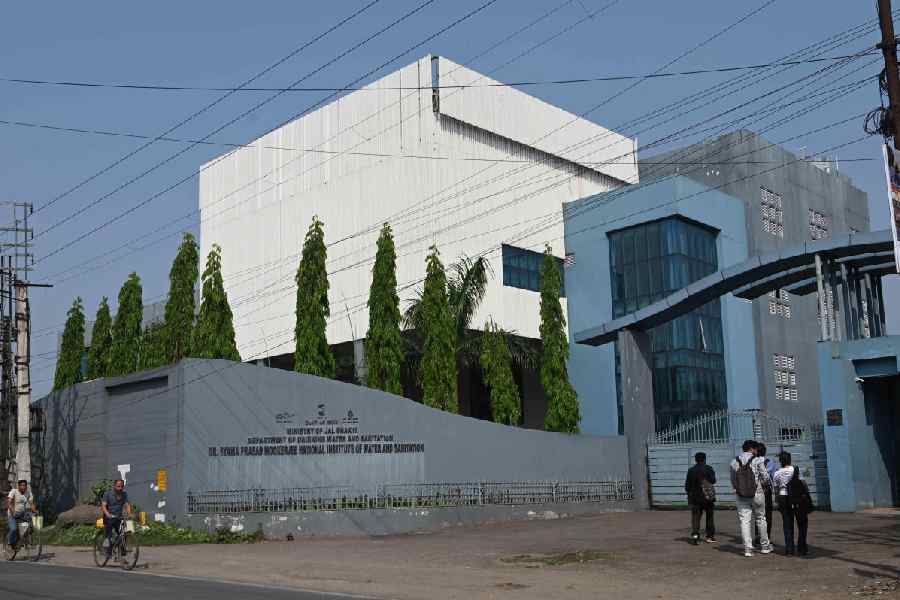 The Syama Prasad Mookerjee National Institute of Water and Sanitation on Wednesday.